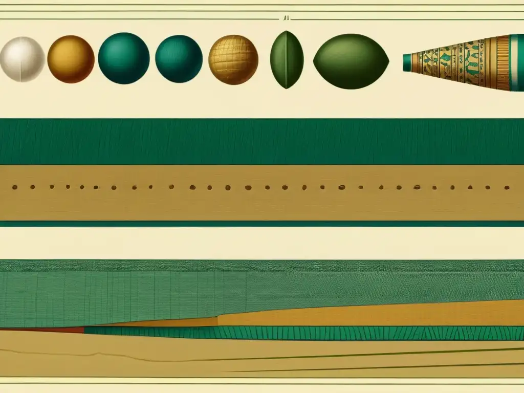 Detallada ilustración médica vintage que muestra la evolución del vendaje en medicina desde el antiguo Egipto hasta los vendajes inteligentes modernos