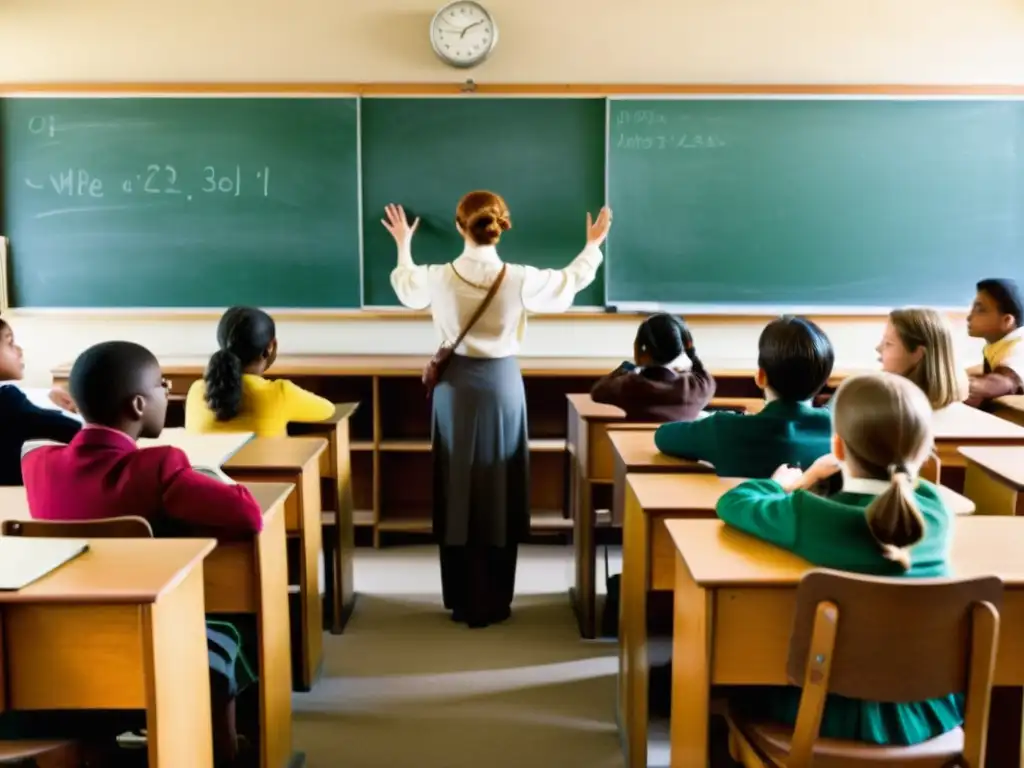 Innovación educativa: impacto de la computadora en el aula vintage, donde la tradición se encuentra con la tecnología