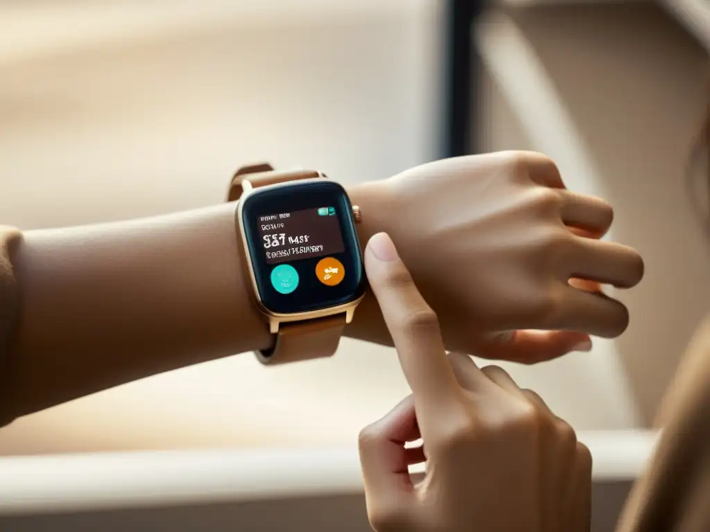 Interconexión vintage de smartwatch y dispositivos Imagen vintage de integración de smartwatches con dispositivos inteligentes, evocando nostalgia y evolución tecnológica